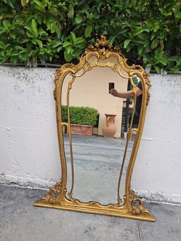 Miroir mural - Bois, Verre