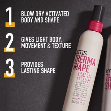 KMS Thermashape Shaping Blow Dry (Heat Protection), Verzenden, Nieuw, Gel, Wax, Haarlak of Mousse