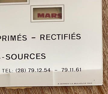 Calendrier perpétuel - A. GERRER S.A. MULHOUSE - France