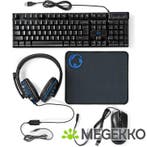 Gaming Combo Kit | 5-in-1 | Toetsenbord, Koptelefoon, Muis, Informatique & Logiciels, Verzenden
