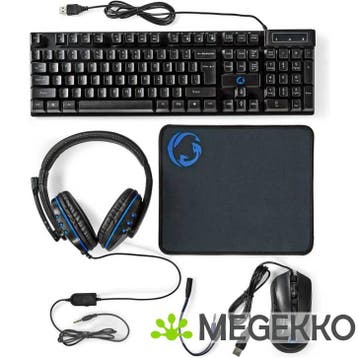 Gaming Combo Kit | 5-in-1 | Toetsenbord, Koptelefoon, Muis, Verzenden, Nieuw
