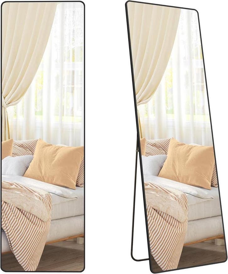 Staande spiegel - 160 cm hoog - volledige lengte spiegel -, Maison & Meubles, Accessoires pour la Maison | Miroirs, Envoi