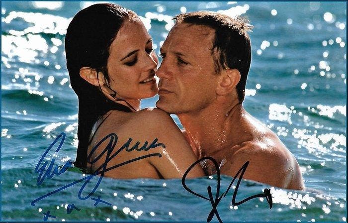 James Bond 007 Casino Royale - Autographed Photo Casino, Collections, Cinéma & Télévision