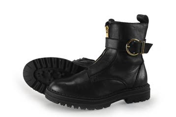 Nelson Veterboots Meisjes in maat 33 Zwart, Verzenden, Jongen of Meisje, Schoenen, Zo goed als nieuw
