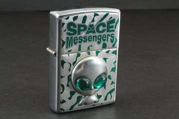 Zippo - 3D Space Messengers Alien Emblem - Aansteker -, Nieuw