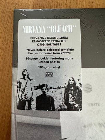 Nirvana - Bleach - Deluxe Limited Edition - 2x albums LP, Nieuw in verpakking