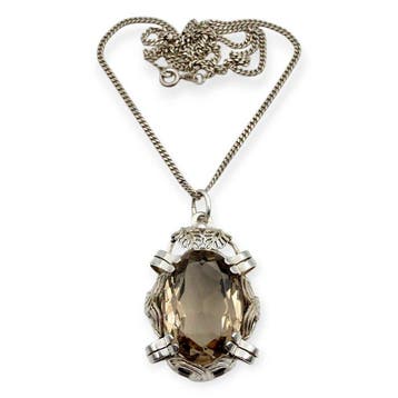 Zilver - Halsketting - Art Deco, ca. jaren vijftig, Nieuw