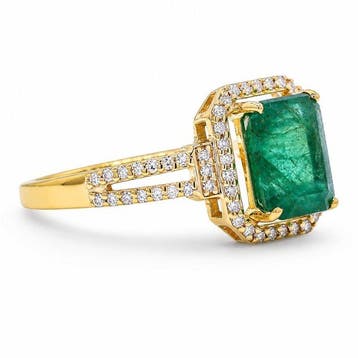 Zonder minimumprijs - Ring - 14 karaat Geel goud - 1.61ct.