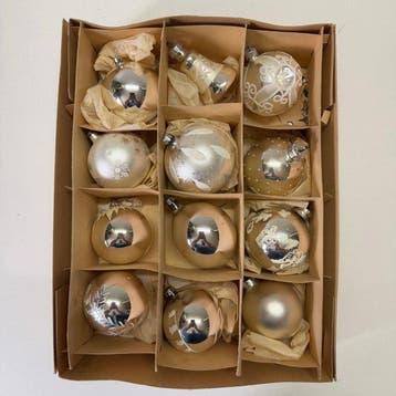 Kerstdecoratie (48) - Glas, Metaal, Diversen, Nieuw