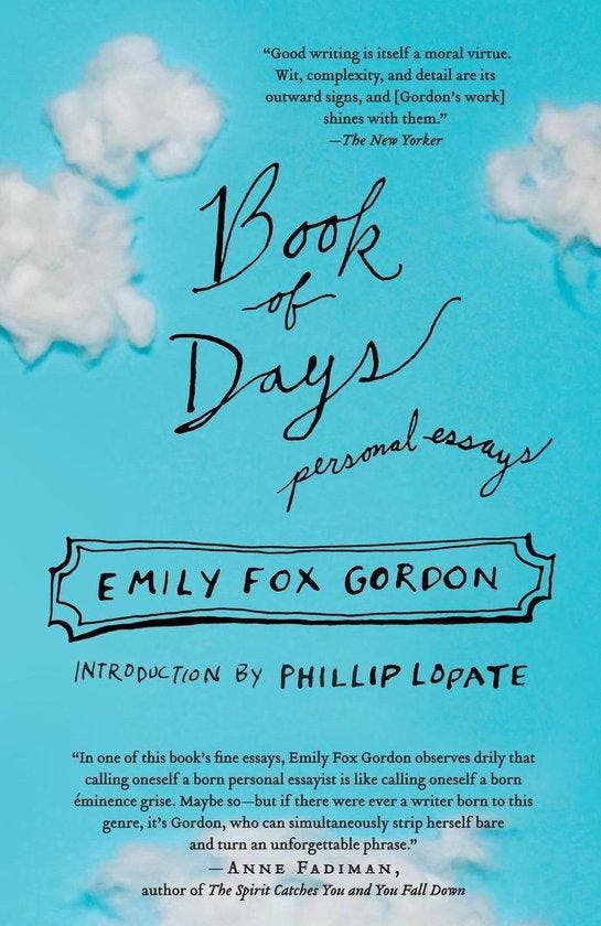 Book of Days 9780385525893 Emily Fox Gordon, Livres, Langue | Anglais, Envoi