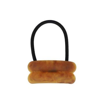 Haarelastiek – Cuff 5cm – Ringen Ornament  – Kunststof – Mat, Nieuw
