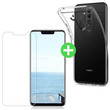 Huawei Mate 20 Lite Transparant TPU Hoesje + Screen, Verzenden