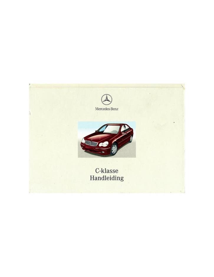 1999 MERCEDES BENZ C KLASSE INSTRUCTIEBOEKJE NEDERLANDS, Auto diversen, Handleidingen en Instructieboekjes, Ophalen of Verzenden