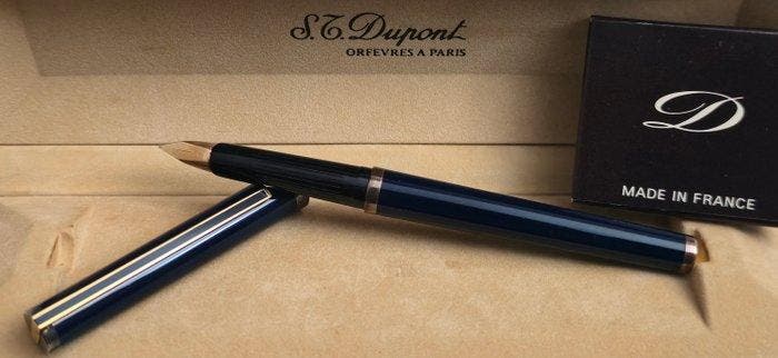 S.T. Dupont - Classic plumin oro 18k laca china firmada -, Collections, Stylos
