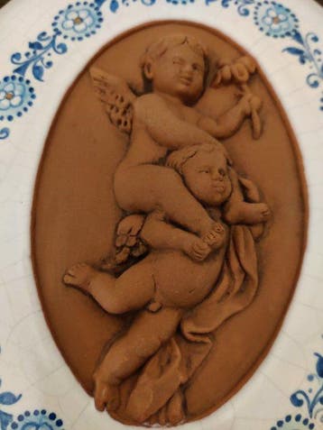 ceramiche val demone - Wandbord - gesmaltte keramiek en