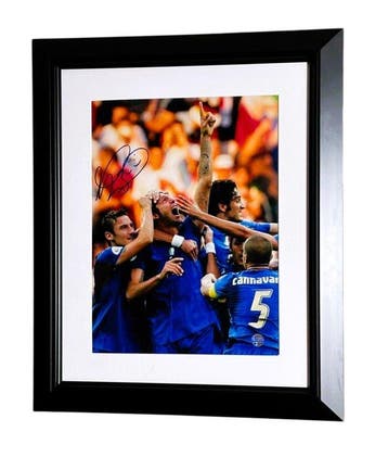 Italy - Wereldkampioenschap Voetbal - Marco Materazzi Signed, Verzamelen, Nieuw