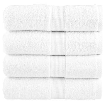 vidaXL Gastendoekjes SOLUND 4 st 600 g/m² 30x50 cm wit, Verzenden, Nieuw