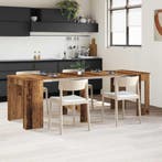 vidaXL Eettafel 240 x 85 x 75 cm Bewerkt hout Oud hout, Huis en Inrichting, Tafels | Eettafels, Verzenden, Nieuw
