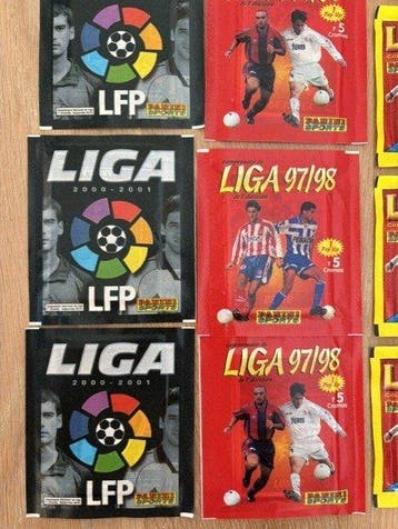 Panini Football futbol futebol liga espana 1989 x6 1998 x4, Collections