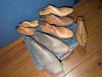 vintage schoenmal, houten schoenleest - Mal (8)