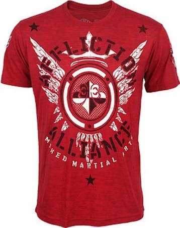 Affliction Clothing Affliction Alliance MMA Gym T-shirt Rood, Affliction Clothing, Verzenden, Vechtsport, Nieuw