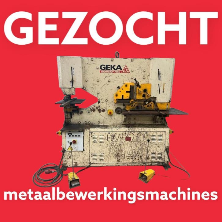 GEZOCHT gebruikte metaalbewerkinsmachines, Bricolage & Construction, Outillage | Autres Machines