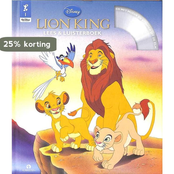 Lion King - Lees & Luisterboek 9789047615002 Disney, Boeken, Kinderboeken | Kleuters, Gelezen, Verzenden
