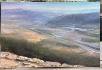 Isabelle de Sabran (1969) - Paysage Vaporeux (Vendu sans