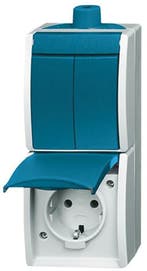 ABB Busch-Jaeger Ocean Combination Series Switch Socket, Verzenden, Nieuw