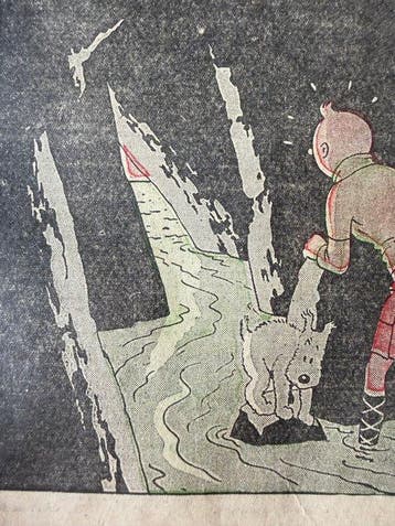 Petit Vingtième - Couverture de Hergé - Ile Noire - 1938, Boeken, Stripverhalen, Nieuw