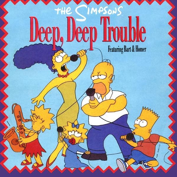 The Simpsons Featuring Bart &amp; Homer - Deep, Deep Trouble, CD & DVD, Vinyles | Pop, Envoi