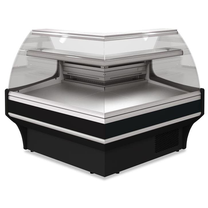 Open hoek 90°, geventileerd, patisserie glas – ZWART, Articles professionnels, Horeca | Équipement de cuisine, Envoi
