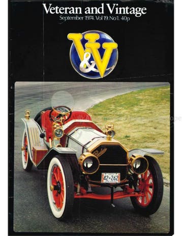 1974 VETERAN AND VINTAGE MAGAZINE 1 ENGELS, Ophalen of Verzenden, Nieuw