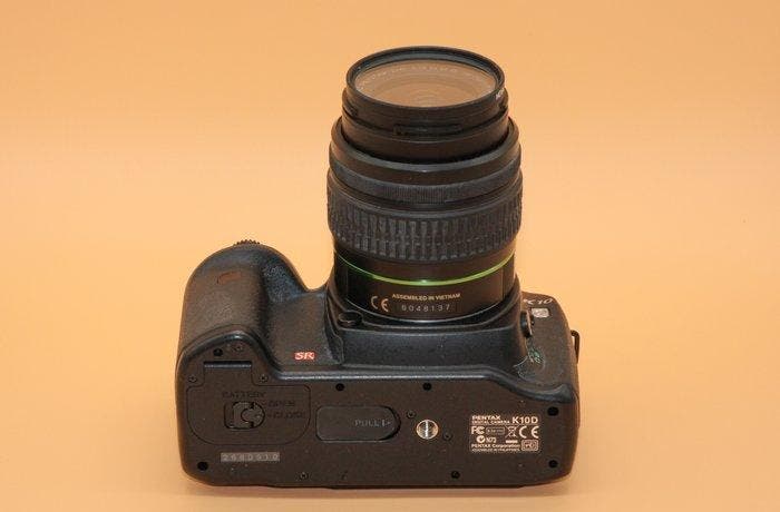 Pentax K10D + 1:3,5-5,6 18-55mm AL Digitale camera, Audio, Tv en Foto, Fotocamera's Digitaal