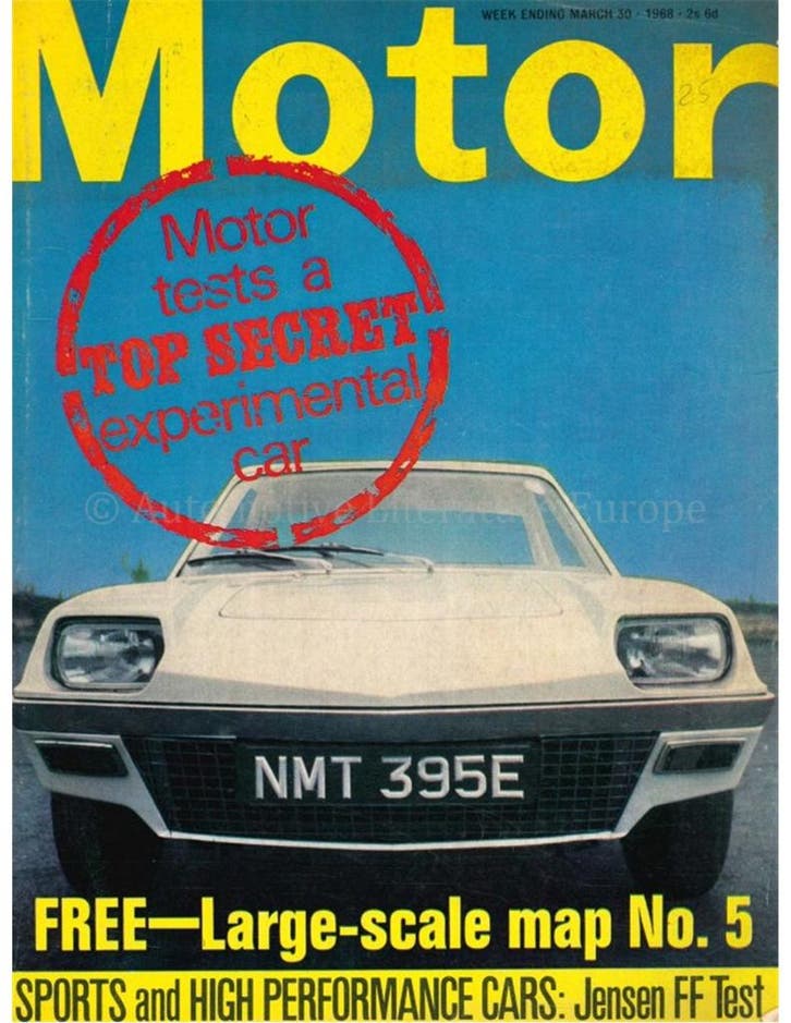 1968 MOTOR MAGAZINE 3432 ENGELS, Livres, Autos | Brochures & Magazines
