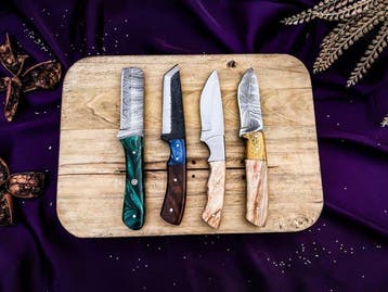 North America Black Smith Collectible Knife Handmade Skinner