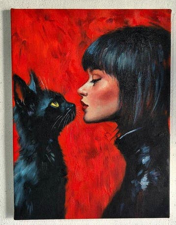 A. De Luca (1979) - Dialogo Silente, Antiek en Kunst