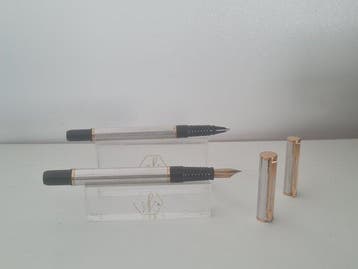 Waterman - Lauréat (stylo à plume et roller) en métal plaqué, Nieuw