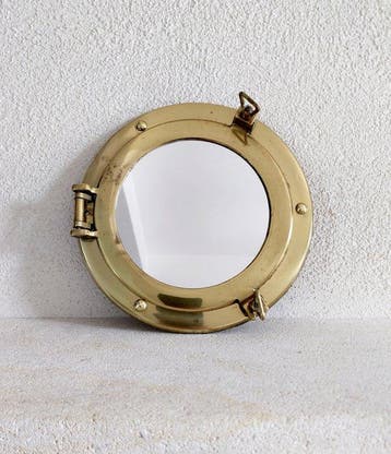 Wandspiegel- Maritiem voorwerp, marinethema - Bootdecoratie