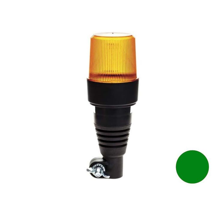 Groene Led flitslamp Met Flexibele DIN Steun, Autos : Pièces & Accessoires, Éclairage, Enlèvement ou Envoi