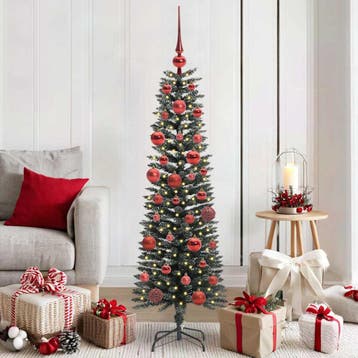 vidaXL Kunstkerstboom met 150 LED Groen 150 cm PVC en, Verzenden, Nieuw