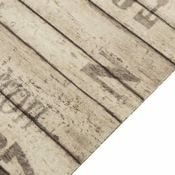 vidaXL Keukenmat wasbaar hekprint 45x150 cm fluweel, Verzenden, Nieuw