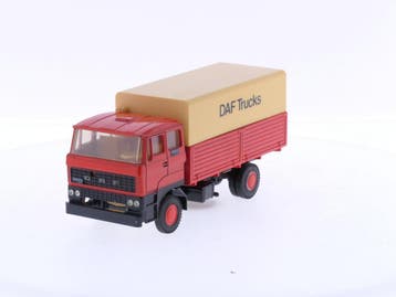 Schaal 1:50 Lion Car Nr.58 Daf 2800 enkelassige Bakwagen..., Ophalen of Verzenden, Gebruikt