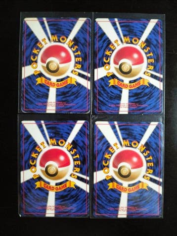 Pokémon - 4 Card - 4 cartes JAP bannies GD à NM, rare Kogas, Hobby & Loisirs créatifs