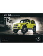 2015 MERCEDES BENZ G 500 4x4² BROCHURE DUITS