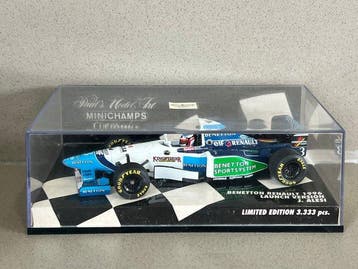 Minichamps 1:43 - Modelauto - Benetton Renault 1996 Launch