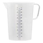 Maatbeker | Kunststof | Maatverdeling | 5L | Ø200x255(h)mm, Verzenden, Nieuw in verpakking