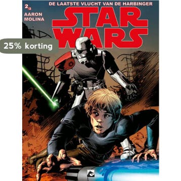 De laatste vlucht van de Harbinger / 2 / Star Wars / 4, Verzenden, Zo goed als nieuw, Aaron & Milla