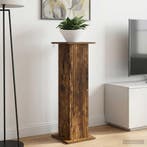 vidaXL Plantenstand 2 pcs Gerookt eiken 30,5 x 30 x 100,5 cm, Verzenden, Nieuw