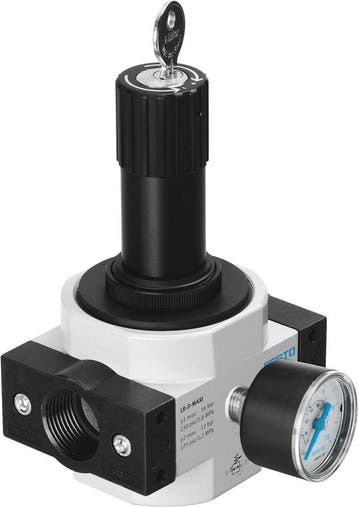 Festo Drukregelaar G1/4 0.5-12bar 2100l/min Midi - 194627, Verzenden